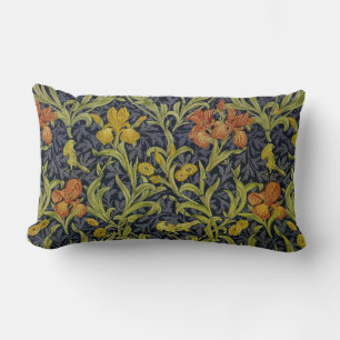 Iris Pattern (by William Morris) Lumbar Pillow