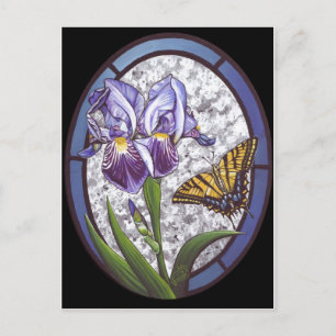 Iris Postcard