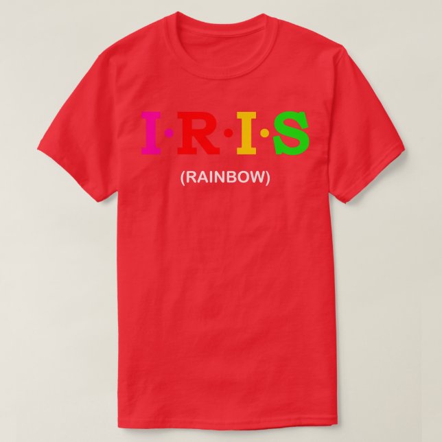 Iris Rainbow T-Shirt (Design Front)