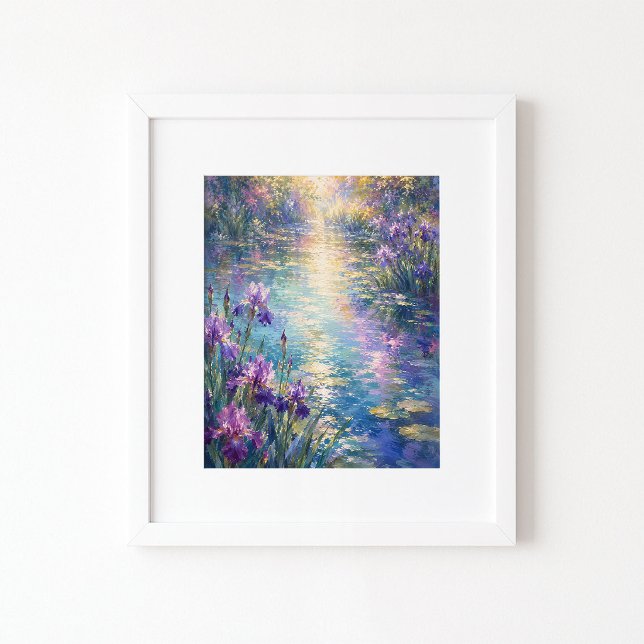 Iris Reflections Art Print (Creator Uploaded)