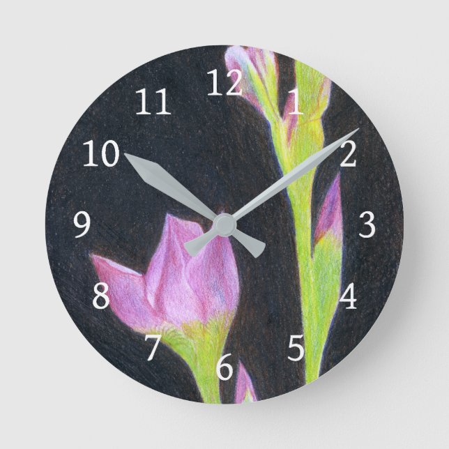 iris round clock (Front)