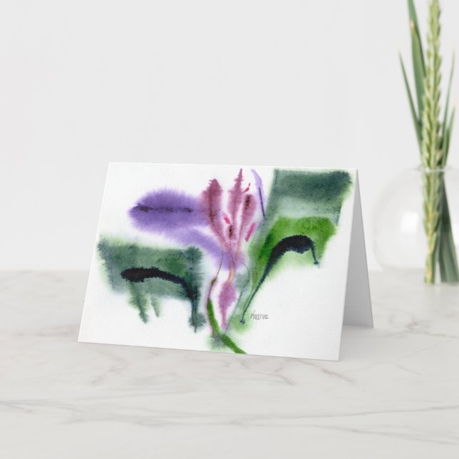 Iris, Small, Notecard (Front)