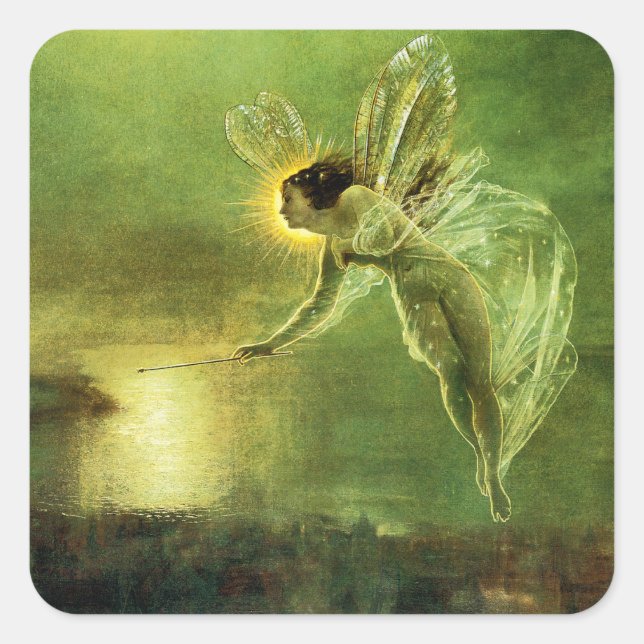 Iris, Spirit of the Night Square Sticker (Front)