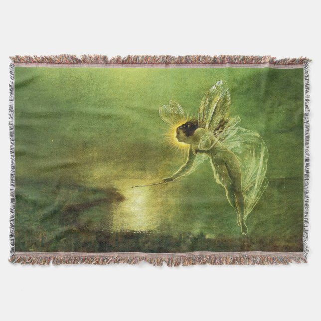 Iris, Spirit of the Night Throw Blanket (Front)