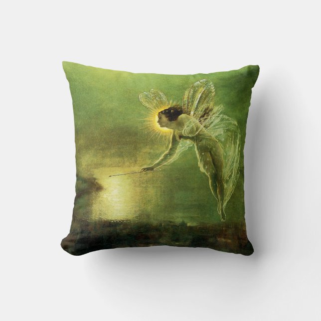 Iris, Spirit of the Night Throw Pillow (Front)