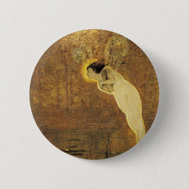 Iris, Spirit of the Rainbow 2 Inch Round Button (Front)