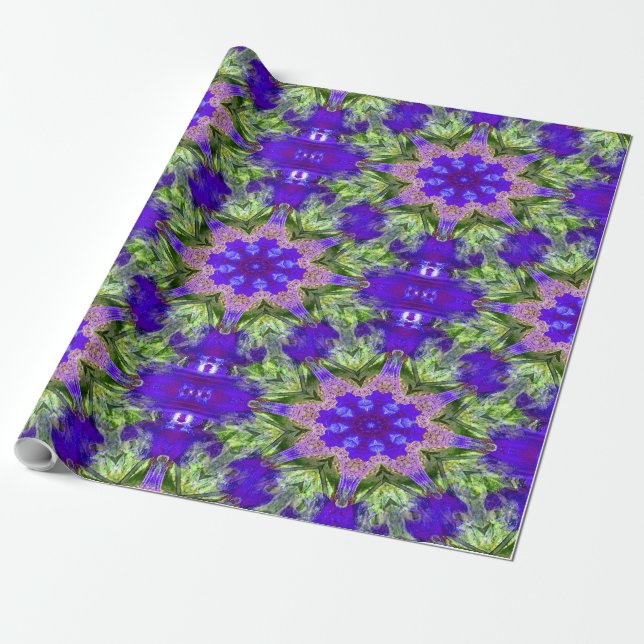 Iris Stars..... Wrapping Paper (Unrolled)