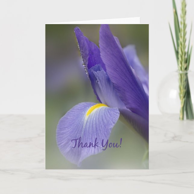 Iris Thank You Card (Front)