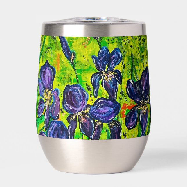 Iris thermal wine tumbler (Front)