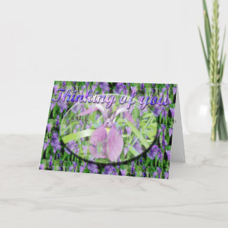 Iris thinking of you card