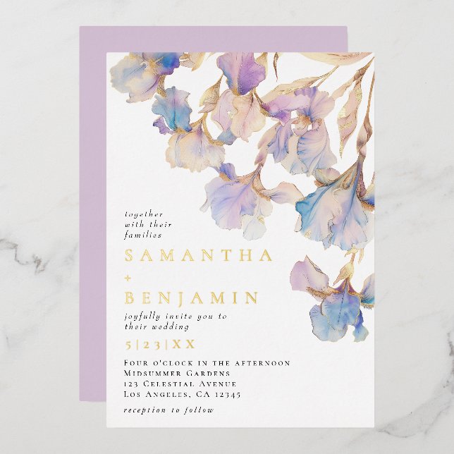 Iris Wedding (Front/Back)
