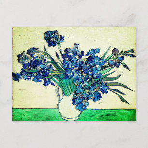 Irises (1890) by Vincent Van Gogh Postcard