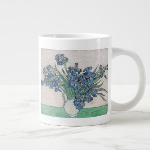 Irises, 1890 large coffee mug