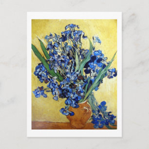 Irises 1890 Vincent van Gogh Postcard