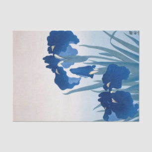 Irises, 1936 by Ohara Koson Tissue Paper