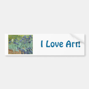 Irises 2 by Vincent Van Gogh Bumper Sticker