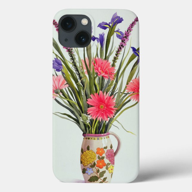 Irises and Berbera in a Dutch Jug Case-Mate iPhone Case (Back)