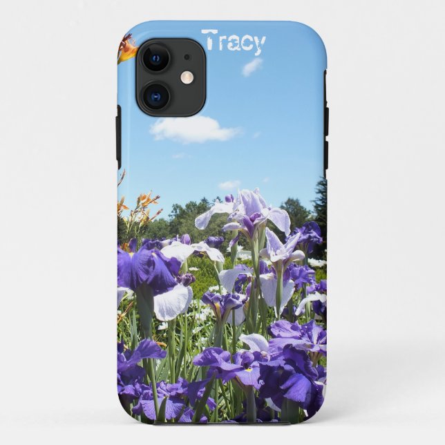 Irises and Sky iPhone 5 case *Personalize* (Back)
