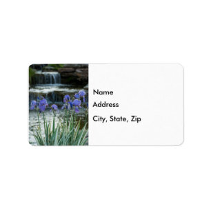 Irises At Chateau Label