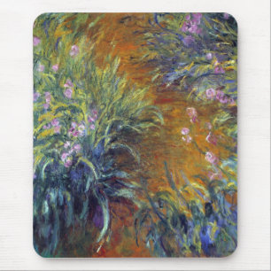 Irises by Claude Monet Mouse Pad