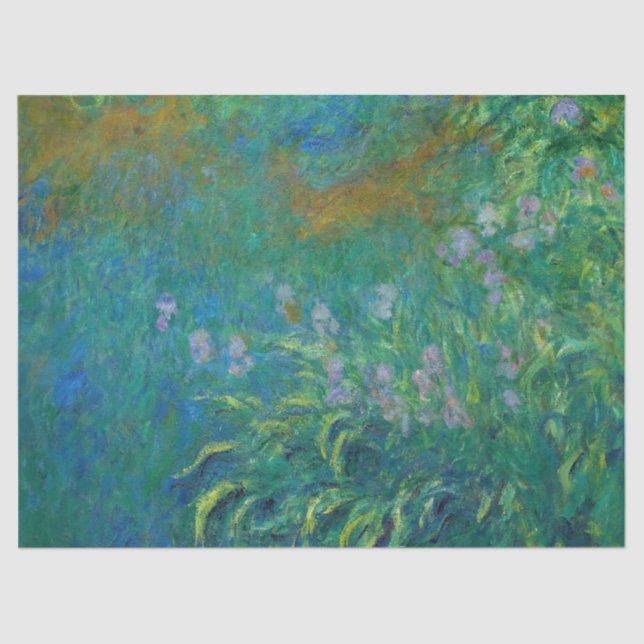Irises by Claude Monet Tissue Paper (Front)