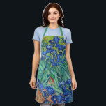 Irises by Van Gogh Apron<br><div class="desc">Please visit my store for more interesting design and more colour choice => zazzle.com/iwheels*</div>