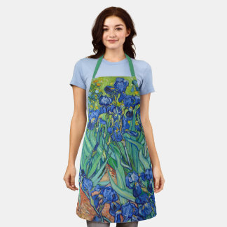 Irises by Van Gogh   Apron