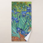 Irises by Van Gogh. Bath Towel<br><div class="desc">Please visit my store for more interesting design and more colour choice =>  zazzle.com/iwheels*</div>