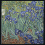 Irises by Van Gogh Blue Iris flowers Napkin<br><div class="desc">Digital image courtesy of the Getty's Open Content Program. Irises by Van Gogh is a beautiful french impressionist painting by Vincent Van Gogh. In May 1889, after episodes of self-mutilation and hospitalization, Vincent van Gogh chose to enter an asylum in Saint-Rémy, France. There, in the last year before his death,...</div>
