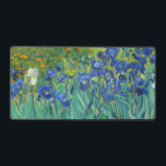 Irises by Van Gogh Desk Mat<br><div class="desc">Please visit my store for more interesting design and more colour choice =>  zazzle.com/iwheels*</div>