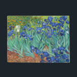 Irises by Van Gogh. Doormat<br><div class="desc">Please visit my store for more interesting design and more colour choice => zazzle.com/iwheels*</div>