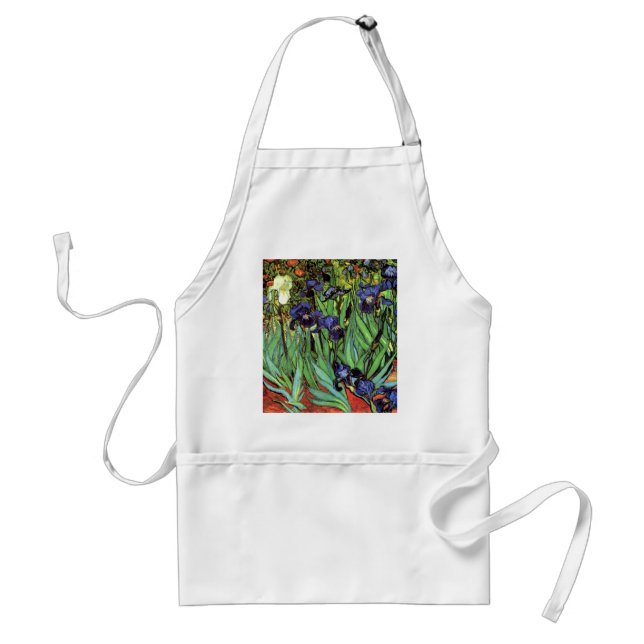 Irises by Van Gogh Fine Art Standard Apron (Front)
