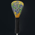 Irises by Van Gogh Golf Head Cover<br><div class="desc">Irises in vase against yellow background,  one of Vincent van Gogh's most famous floral still life paintings.</div>