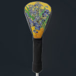 Irises by Van Gogh Golf Head Cover<br><div class="desc">Irises in vase against yellow background,  one of Vincent van Gogh's most famous floral still life paintings.</div>