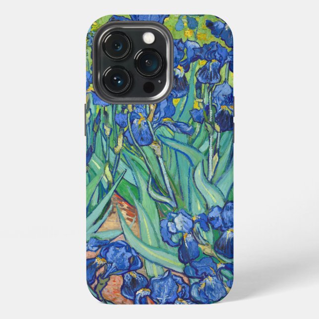 Irises by Van Gogh  iPhone Case (Back)