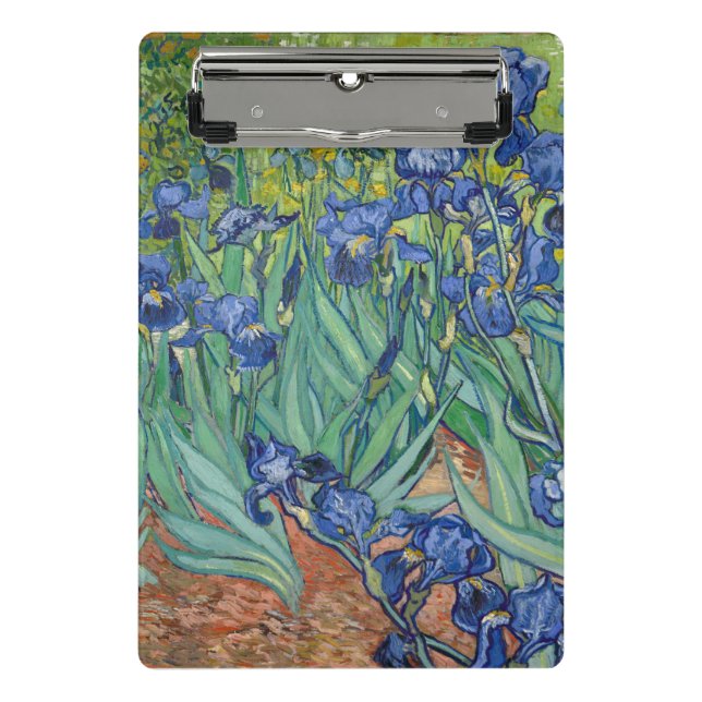 Irises by Van Gogh Mini Clipboard (Front)