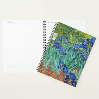 Irises by Van Gogh. Planner