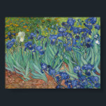 Irises by Van Gogh Poster<br><div class="desc">Van Gogh’s Irises (1889) is a vibrant celebration of nature,  painted with swirling brushstrokes and brilliant blues while he was in the asylum at Saint-Rémy.</div>