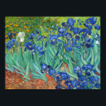 Irises by Van Gogh Poster<br><div class="desc">Please visit my store for more interesting design and more color choice. => zazzle.com/iwheels*</div>