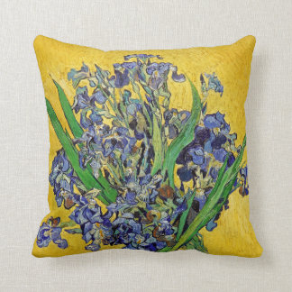 Irises by Van Gogh Throw Pillow