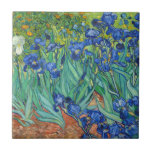 Irises by Van Gogh Tile<br><div class="desc">Irises by Van Gogh.
Please visit my store for more interesting design and more colour choice =>  zazzle.com/iwheels*</div>