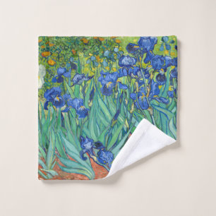 Irises by Van Gogh. Wash Cloth