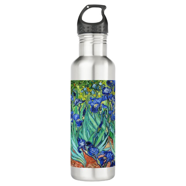 Irises By Vincent Van Gogh 710 Ml Water Bottle (Front)
