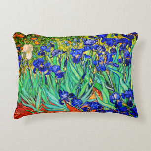 Irises by Vincent Van Gogh Accent Pillow