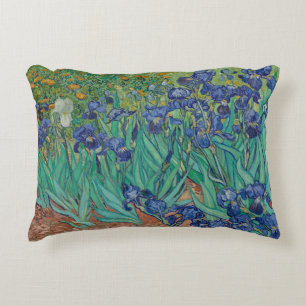 "Irises" by Vincent van Gogh  Accent Pillow