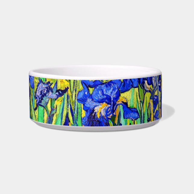 Irises by Vincent Van Gogh Bowl (Front)