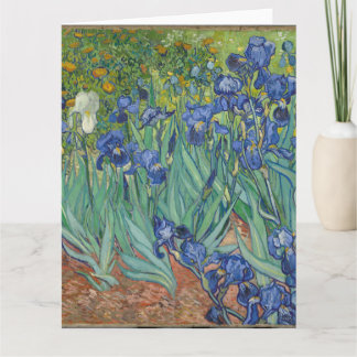 Irises by Vincent Van Gogh Card