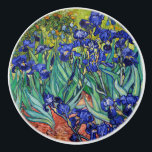 Irises by Vincent van Gogh Ceramic Knob<br><div class="desc">Irises by Vincent van Gogh,  1889.</div>