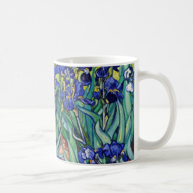 Irises by Vincent van Gogh Coffee Mug (Right)