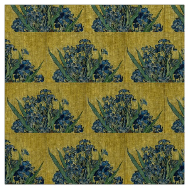 Irises by Vincent Van Gogh Fabric (Swatch)